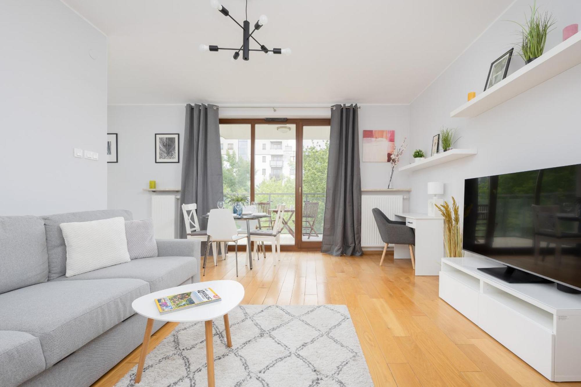 City Apartment With Parking Near Metro Mlociny By Noclegi Renters 华沙 外观 照片