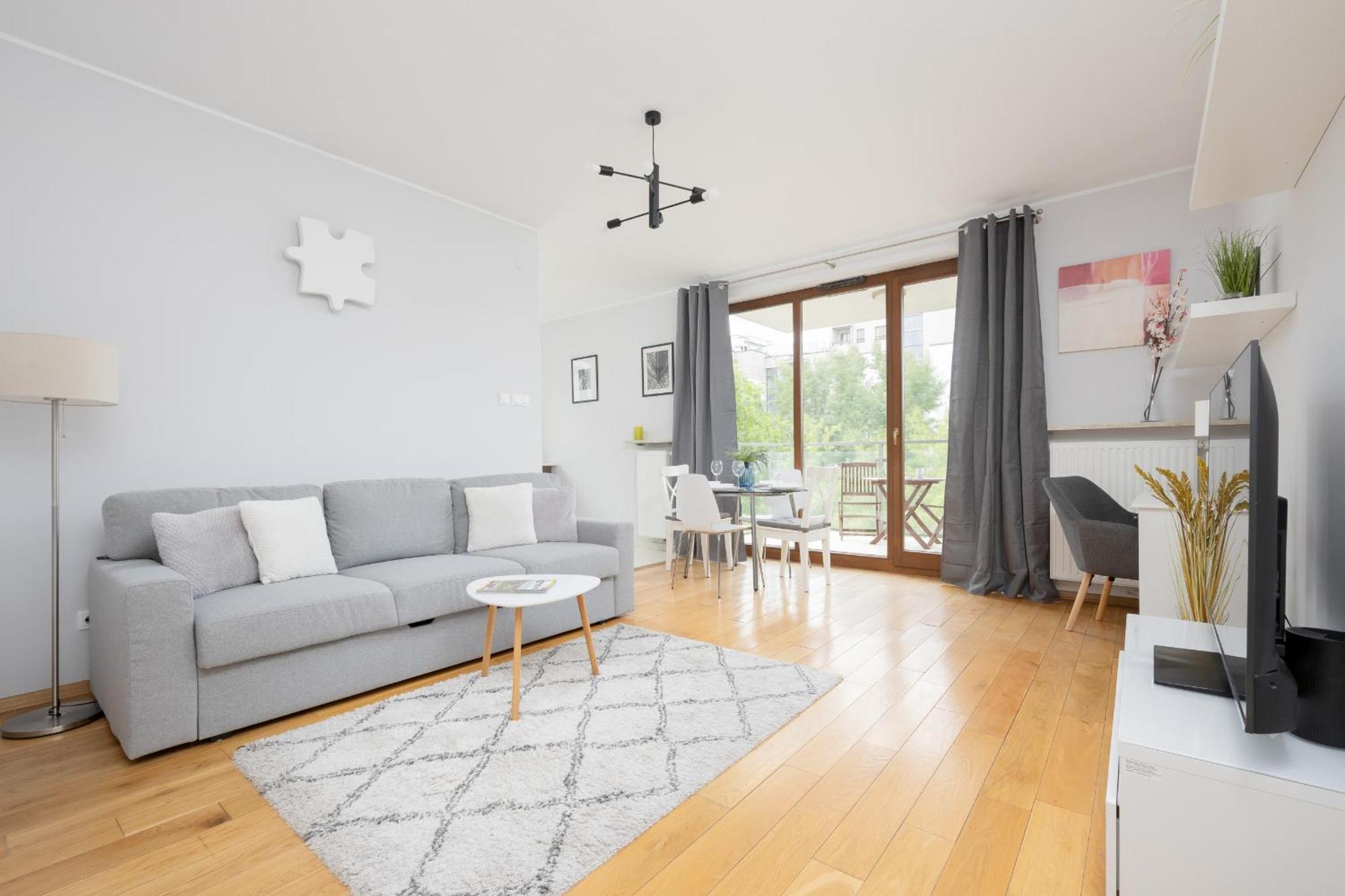 City Apartment With Parking Near Metro Mlociny By Noclegi Renters 华沙 外观 照片