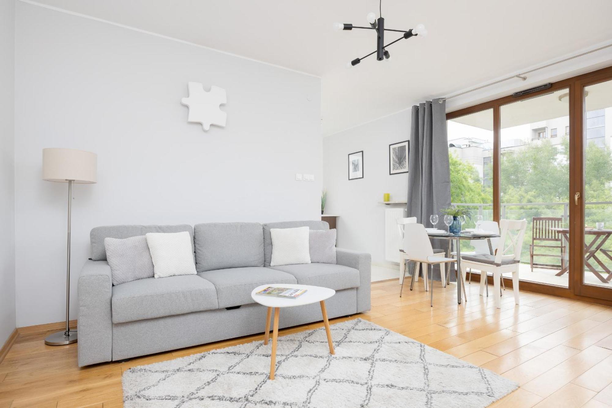 City Apartment With Parking Near Metro Mlociny By Noclegi Renters 华沙 外观 照片